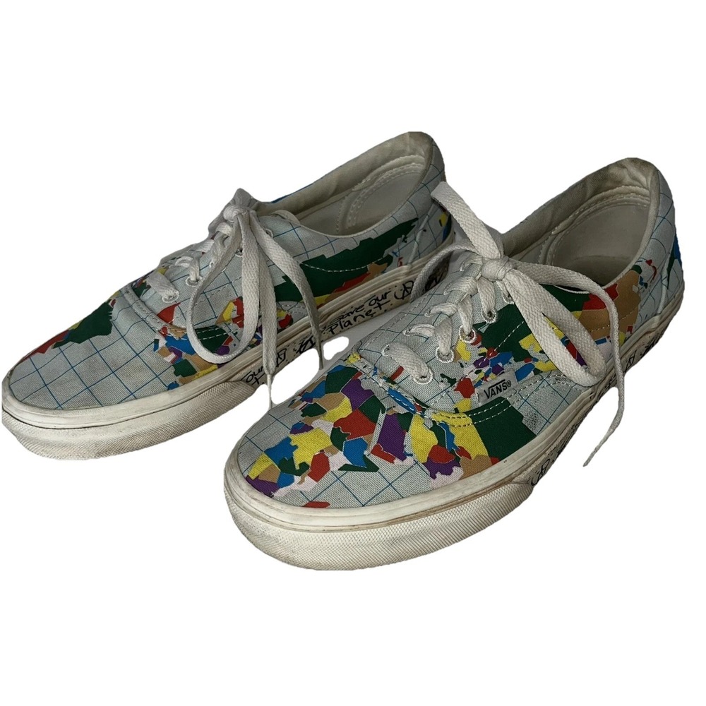 Vans Off The Wall Save Our Planet‎ X Era World Map Unisex 6.5/8